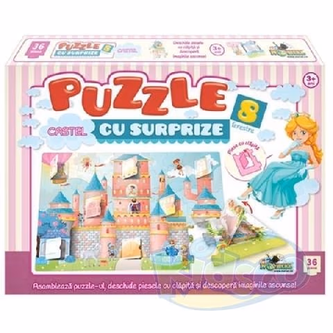 Noriel NOR4291 Puzzle 36 Pcs. Cu Surprize Castelul 