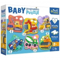 Trefl 44004 Puzzles Baby Progressive Vehicles