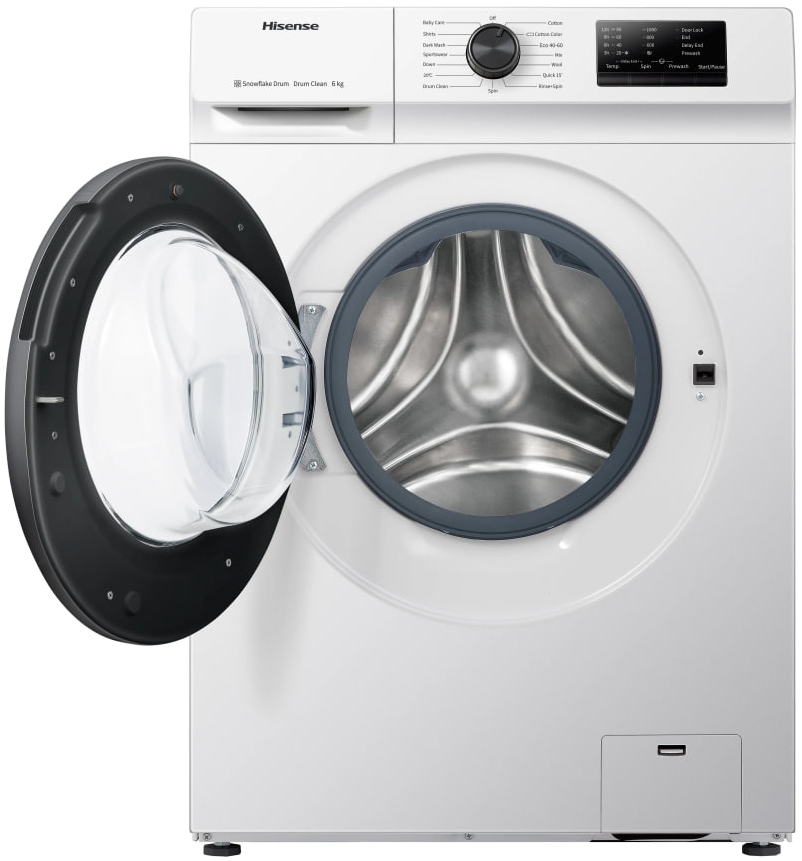 Стиральная машина Hisense WFVC6010E 6 кг / 1000 об/мин / E / Белый photo 4