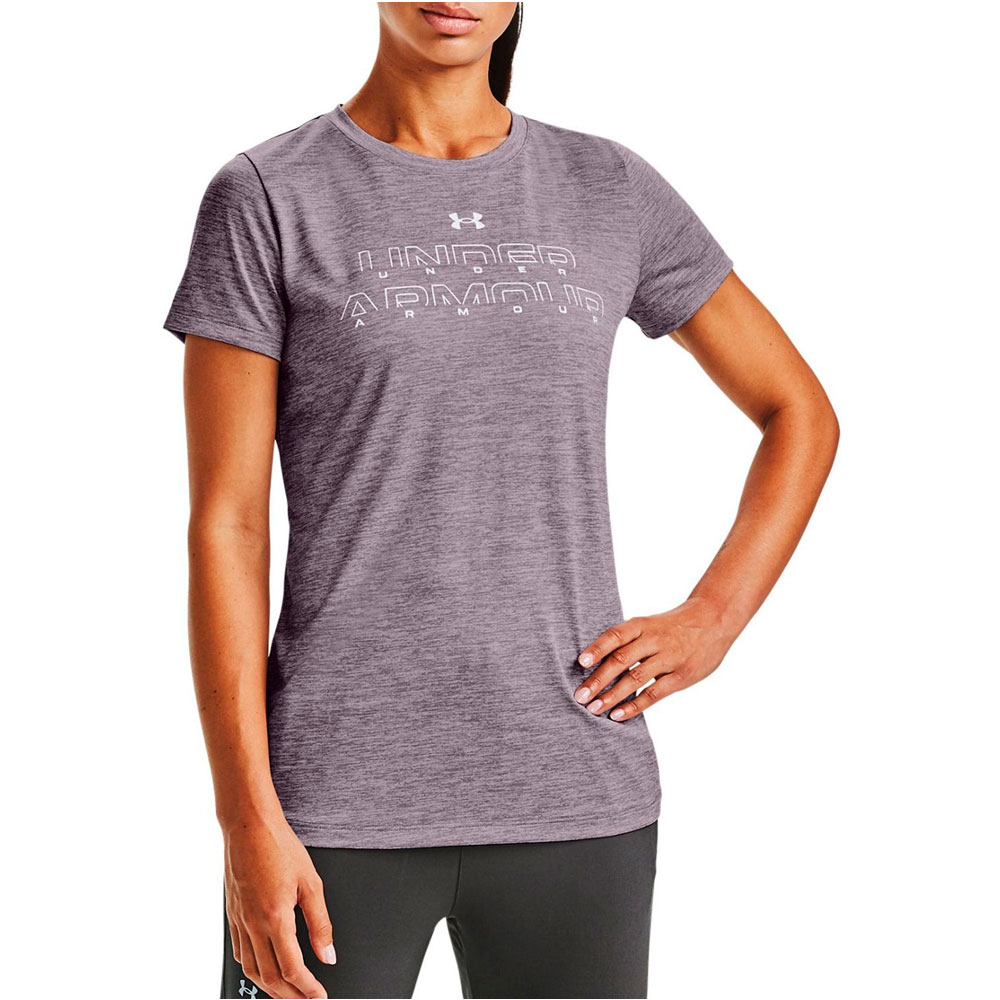 Футболка Under Armour Tech Twist Graphic WM SSC / Женский / L / Розовый photo 2