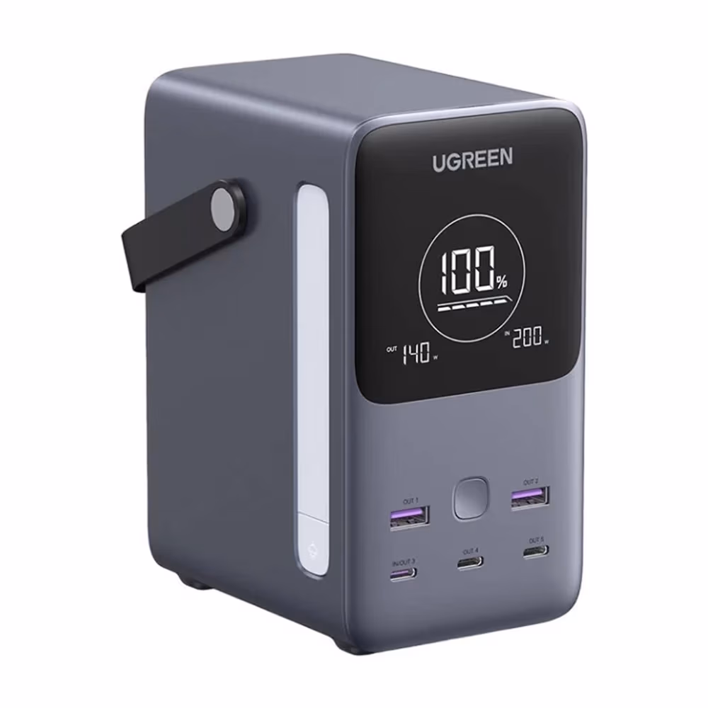UGREEN Power Bank Two-way Fast Charging 48000mAh, 300W, Grey 