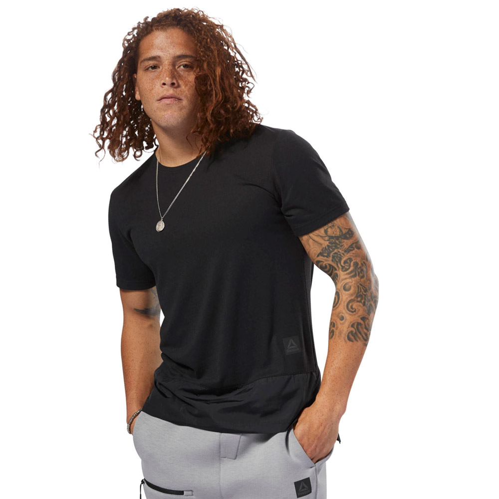 Футболка мужская Reebok TS Tech Tee S Черный photo 3