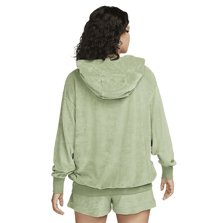 Hanorac Nike W NSW TRRY OS PO  HOODIE A2 XS Verde Femei photo 2