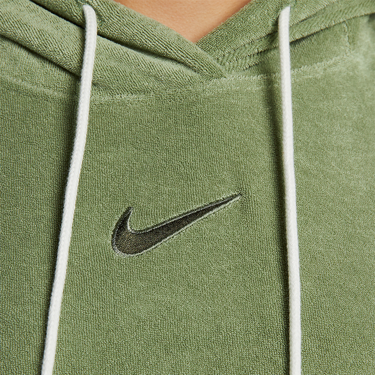 Hanorac Nike W NSW TRRY OS PO  HOODIE A2 XS Verde Femei photo 3