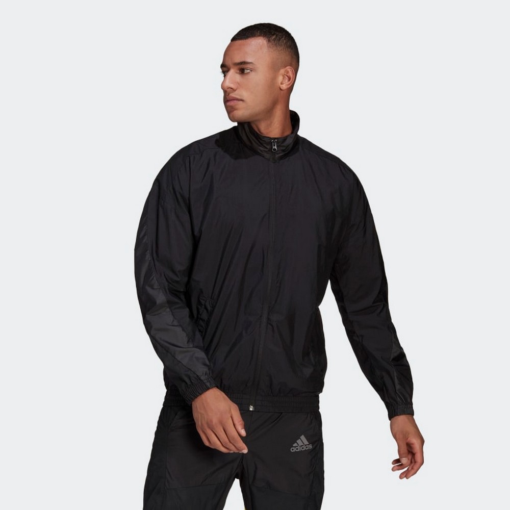 Hanorac pt bărbați Adidas M STREET WV TT XS Negru photo 2
