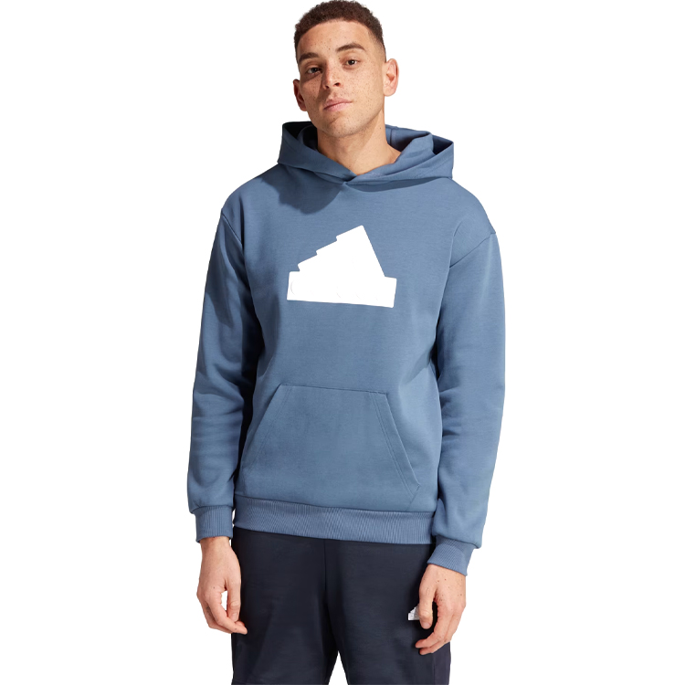 Мужская Толстовка Adidas M FI BOS HD S Синий photo 2