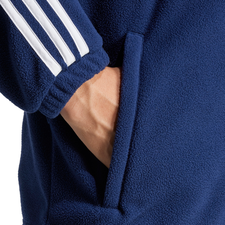 Hanorac pt bărbați Adidas Fleece hoodie XS Albastru photo 7