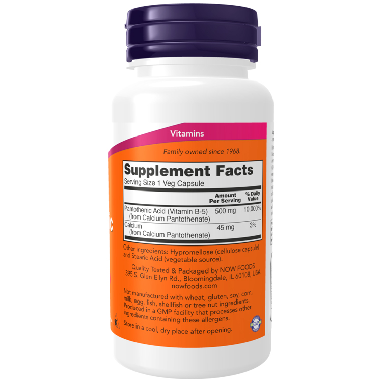 Витамины Now Foods Pantothenic Acid photo 2