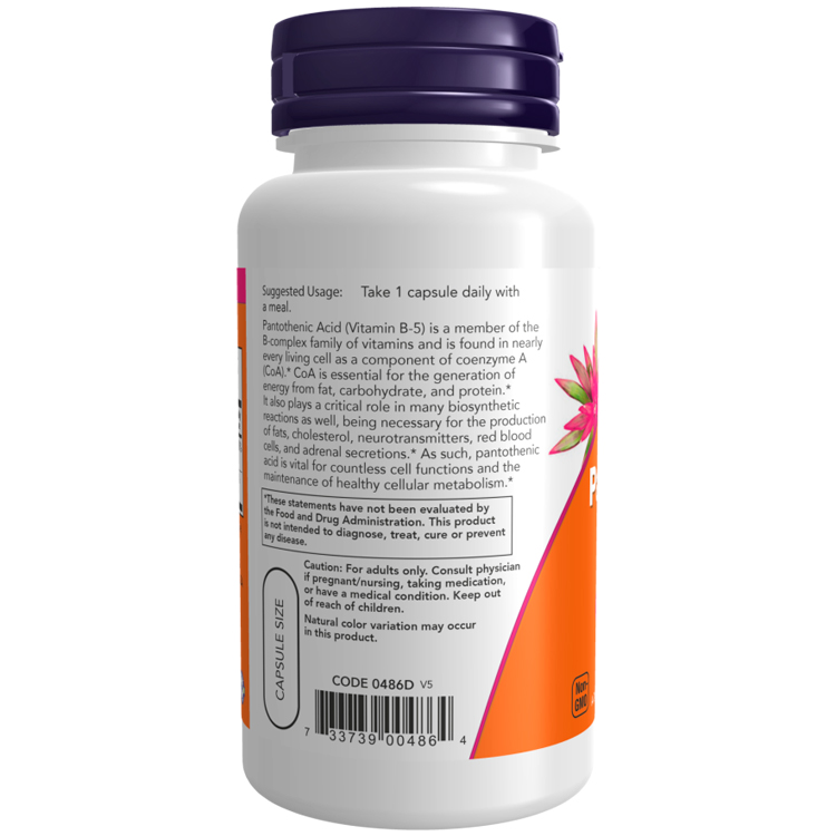 Витамины Now Foods Pantothenic Acid photo 3