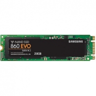 M.2 SATA SSD 250GB Samsung SSD 860 EVO, SATA 6Gb/s, M.2 Type 2280 form factor, Sequential Reads: 550 MB/s, Sequential Writes: 520 MB/s, Max Random 4k: Read: 97,000 IOPS / Write: 88,000 IOPS, Samsung MJX Controller, 512MB LPDDR4, V-NAND 3bit MLC thumbnav 1
