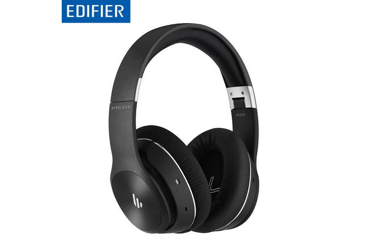 Edifier W828NB Black / Bluetooth, Active Noise Canceling, Bluetooth v5.0 aptX,3.5 mm jack, Dynamic driver 40 mm, Frequency response 20 Hz-20 kHz, On-ear controls, Ergonomic Fit, 25 hours playback with Bluetooth and ANC functions switched on photo 1