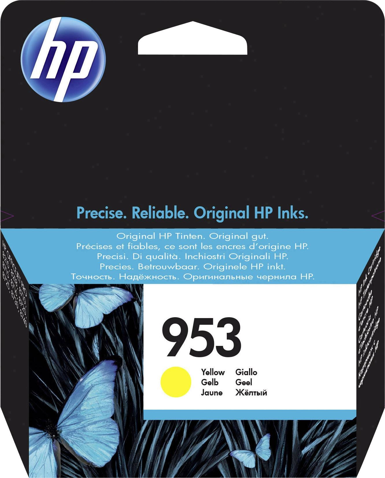 HP 953 (F6U14AE) Yellow Ink Cartridge; (for HP OfficeJet Pro 7720, 7730, 7740, 8710, 8720, 8725, 8728, 8730, 8740, 7740, 8218, 8715, 8718, 8719)