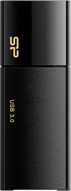 16GB USB3.2 Silicon Power Blaze B05 Black, Intelligent design of retractable USB connector (Read 45 MByte/s, Write 20 MByte/s) photo 1