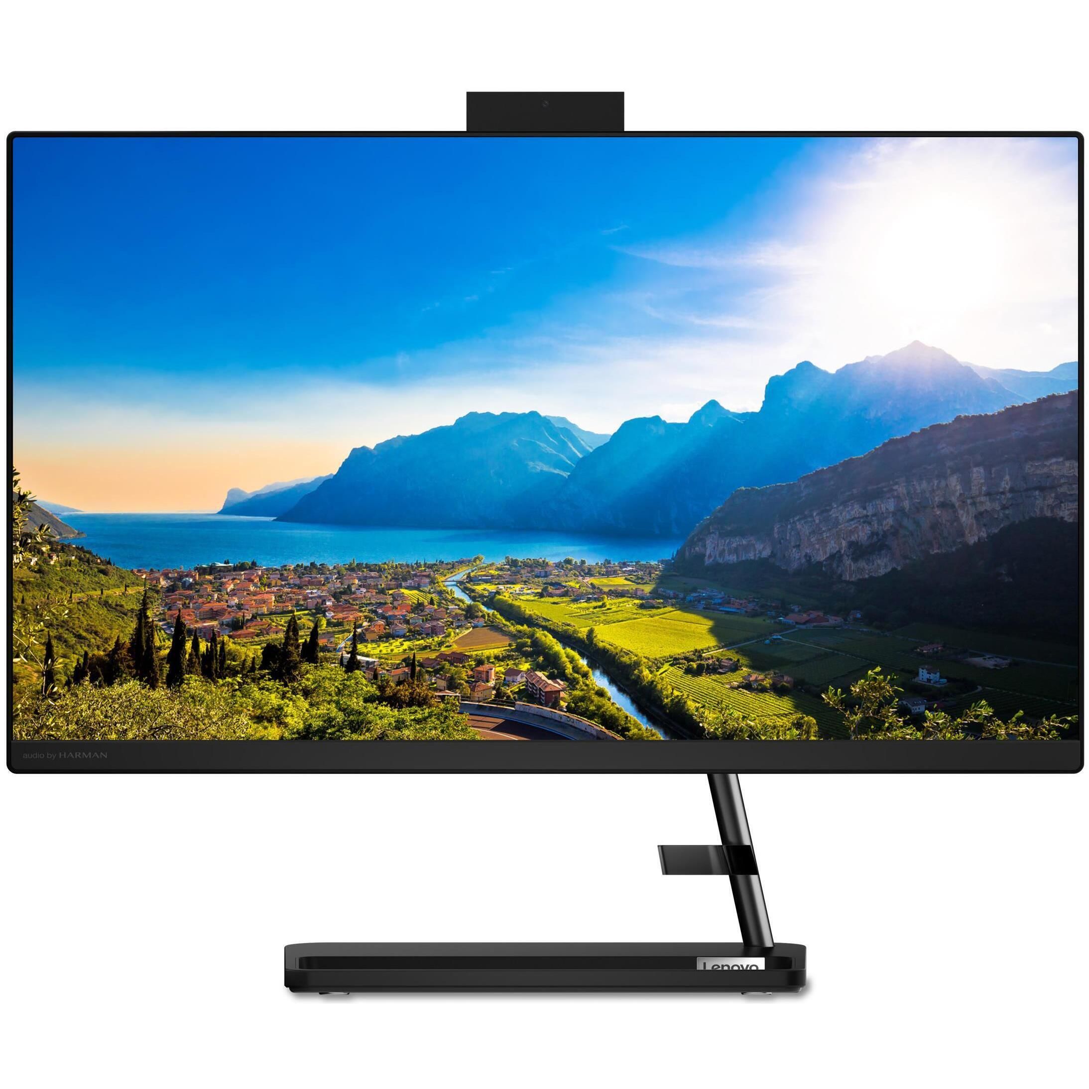 All-in-One PC 23.8" Lenovo IdeaCentre 3 24ALC6 / AMD Ryzen 7 7730U / 16GB / 512GB SSD / Black photo 1