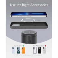 Wireless Charger  Anker PowerWave Mag-Go 2in1, 20W,  iPhone 12/13 and AirPods, black thumbnav 7