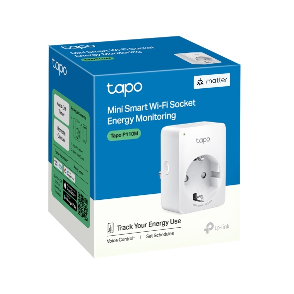 Mini Priza Smart cu monitorizare a energiei Tp-Link Tapo P110M / 16A / 3680W photo 3