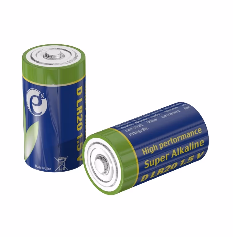 Baterie Alcalina D-tip Gembird EG-BA-LR20-01/ LR20 1.5V/  2pcs