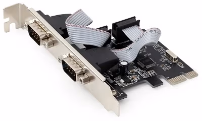 Gembird SPC-22, 2 x Serial ports, PCI-Express, with extra low-profile bracket 