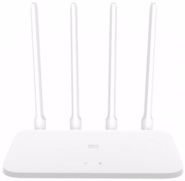 XIAOMI Mi Router 4C  N300 Wireless Router, 300Mbps at 2.4Ghz, 802.11a/b/g/n, 1 WAN + 2 LAN, Support VPN, DHCP-server, NAT, 4 external antennas