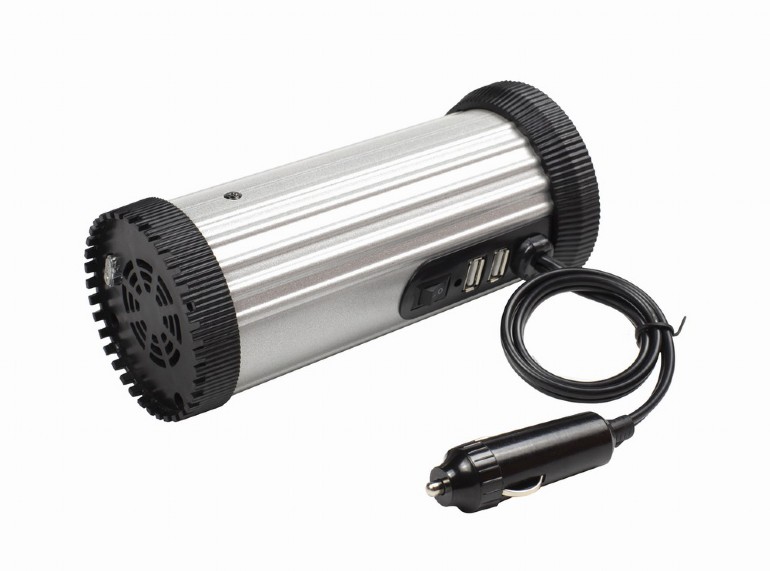 EnerGenie EG-PWC150-01, 12 V Car power inverter, 150 W, Input: 10-16 VDC (accumulator directly) - Output: 230 VAC +/- 10% at 50 Hz (+/-3Hz), modified sine wave photo 1