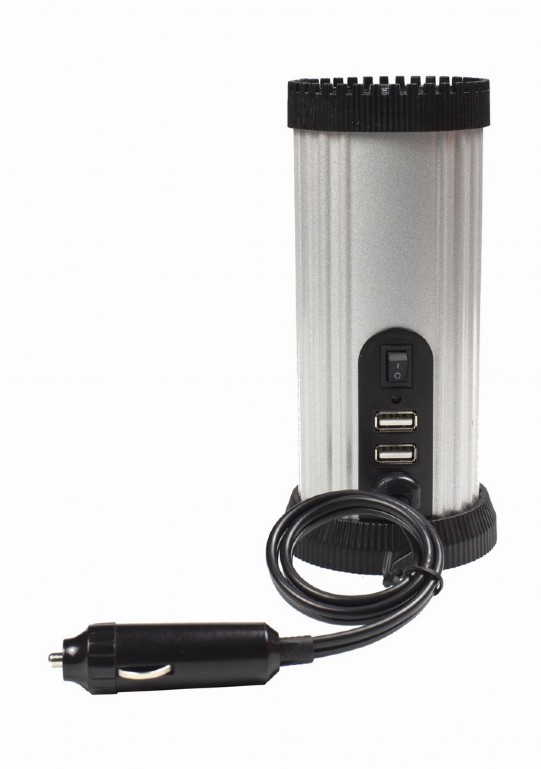 EnerGenie EG-PWC150-01, 12 V Car power inverter, 150 W, Input: 10-16 VDC (accumulator directly) - Output: 230 VAC +/- 10% at 50 Hz (+/-3Hz), modified sine wave photo 3