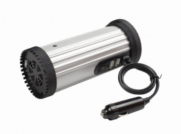 EnerGenie EG-PWC150-01, 12 V Car power inverter, 150 W, Input: 10-16 VDC (accumulator directly) - Output: 230 VAC +/- 10% at 50 Hz (+/-3Hz), modified sine wave thumbnav 1