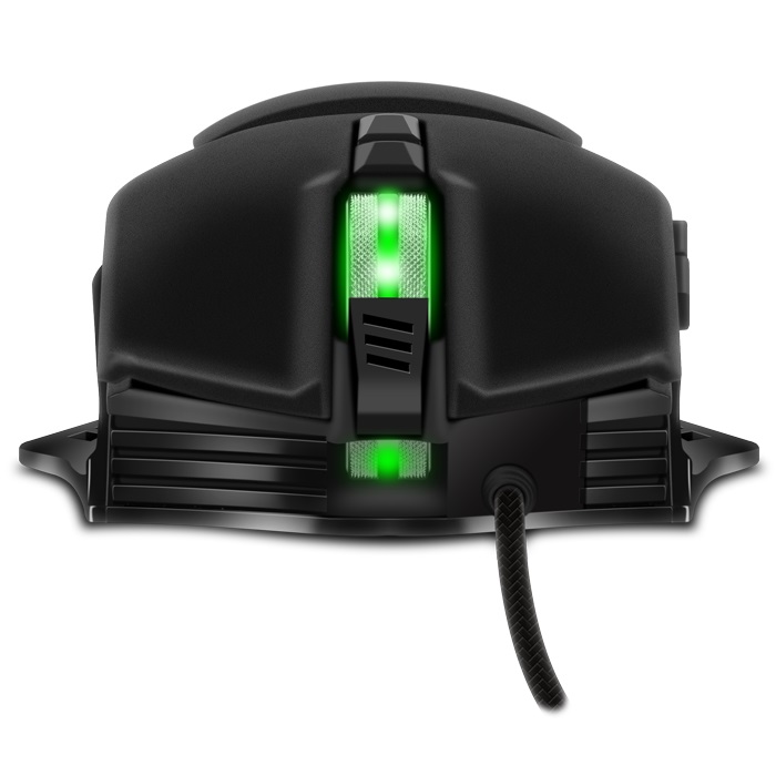 SVEN RX-G815 Gaming, Optical Mouse, 800-4000 dpi, 6+1 buttons (scroll wheel), 500 - 8000 DPI switching modes, Backlighting, Soft Touch coating, Braided cable, 1.8m, USB, Black photo 6