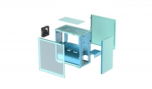 Корпус DEEPCOOL MACUBE 110 GREEN / w/oPSU / Side-Window / 1x 120mm fan / ATX / Green thumbnav 12