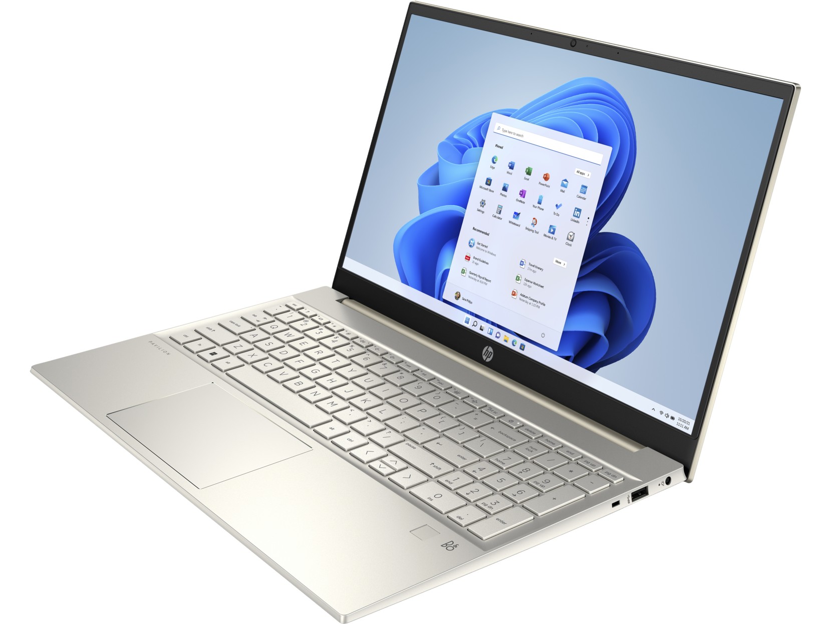 Ноутбук 15.6" HP Pavilion 15 / Intel Core  i3-1315U / 8GB / 512B SSD / Warm Gold photo 3