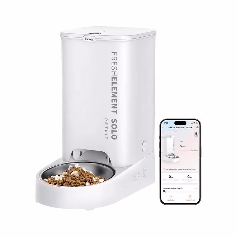 Dispenser inteligent de alimentatie pentru animale de companie Petkit Fresh Element SOLO/ Wi-Fi and Bluetooth / 3L 