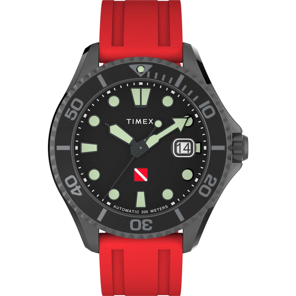 Tiburón Automatic 44mm Synthetic Rubber Strap Watch TW2W21000 photo 1