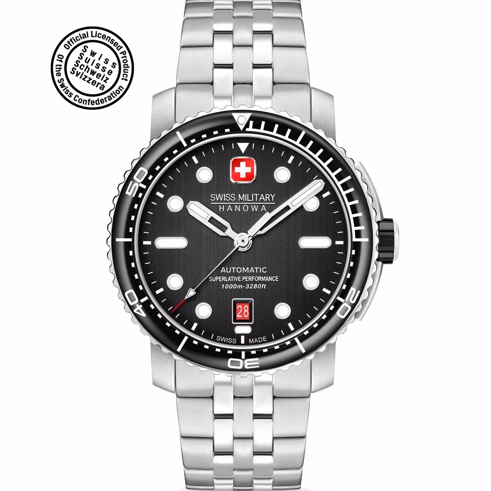 Мужские механические часы Swiss Military Hanowa для дайвинга SMWGL0002001-SET