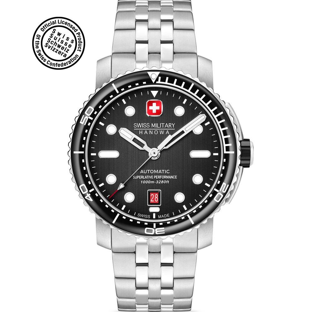 Мужские механические часы Swiss Military Hanowa для дайвинга SMWGL0002001-SET photo 1