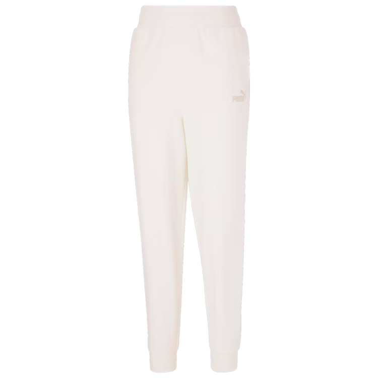 Pantaloni Puma ESS+ Embroidery High-Waist Pants FL S Bej Femei photo 2