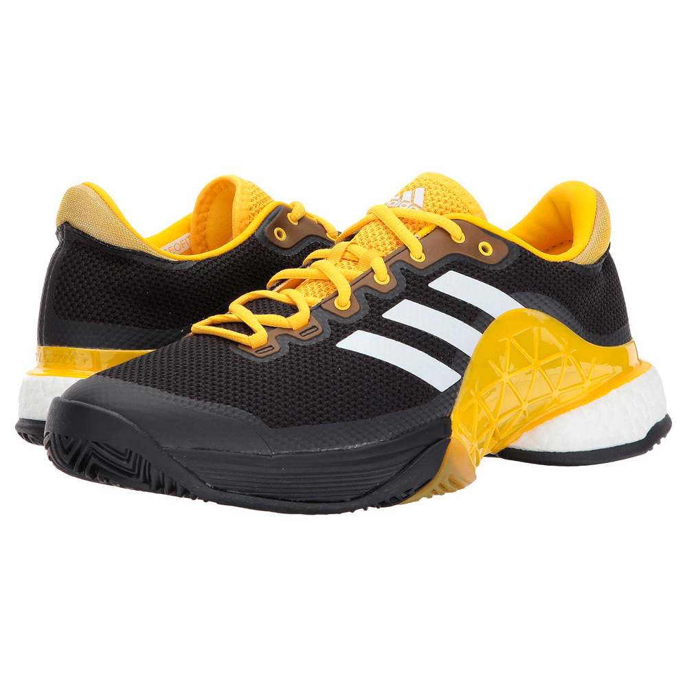Incaltaminte Sport Adidas BARRICADE 2017 BOOST pt Barbati / 42 / Negru-galben photo 2