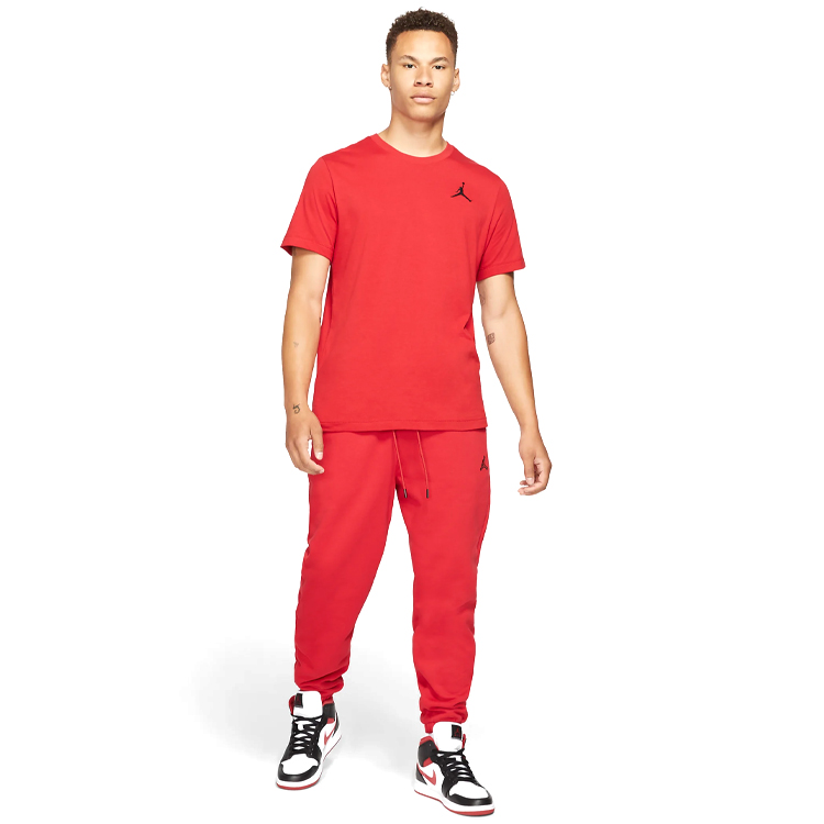 Tricou bărbătesc Nike M J JUMPMAN EMB SS CREW L Rosu photo 4