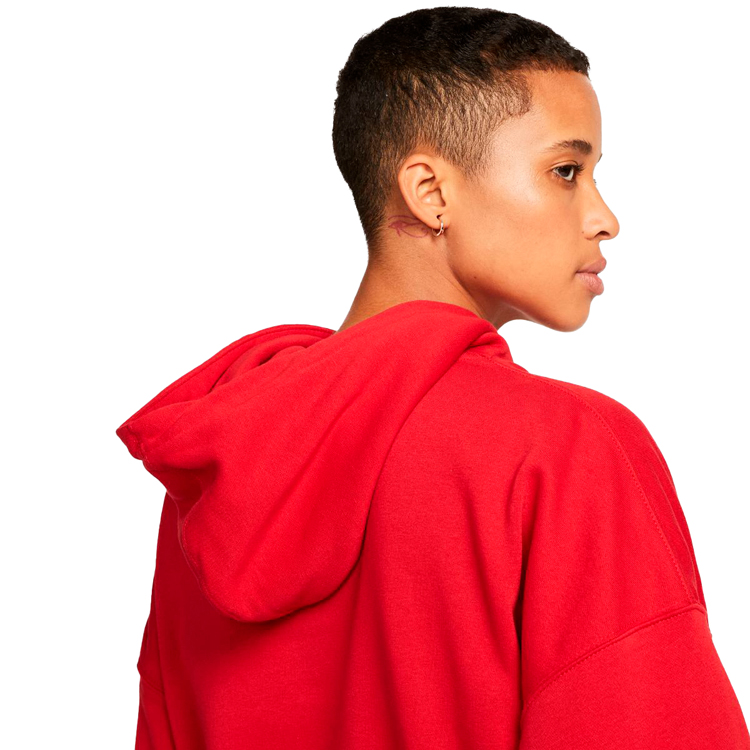 Толстовка Nike W J ESSEN FLC HOODIE CORE L Красный Женский photo 5