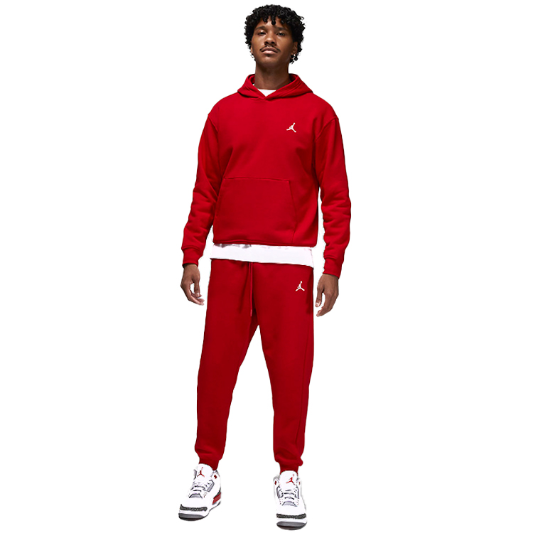 Hanorac pt bărbați Nike M J ESS FLC PO XS Rosu photo 3