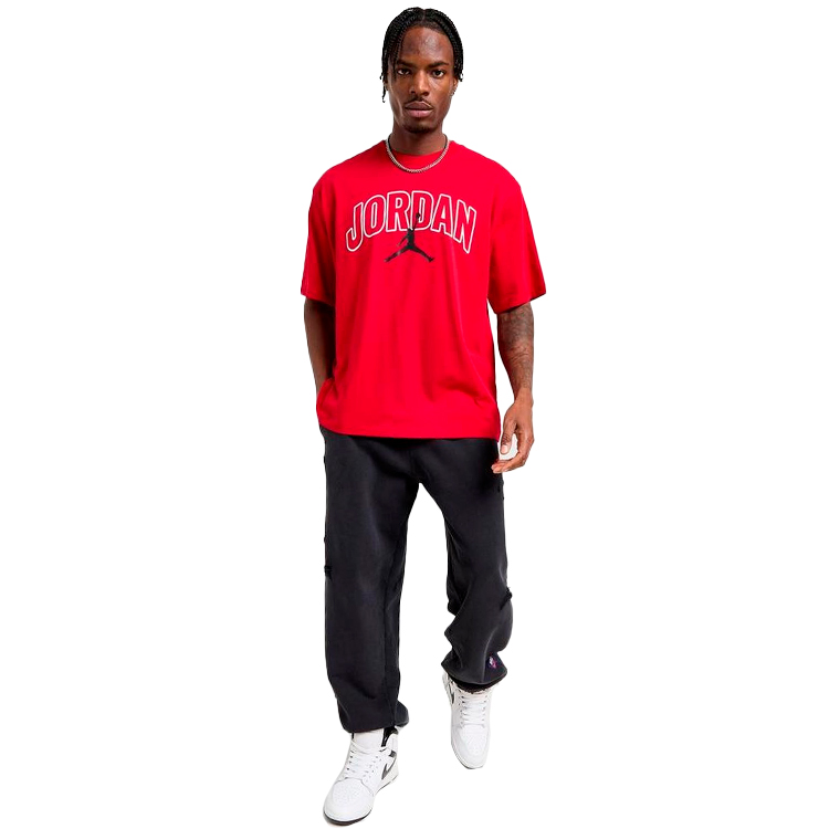 Tricou bărbătesc Nike M J BRK ARCH JD HBR SS CREW XXL Rosu photo 2