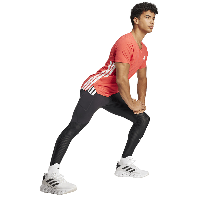Tricou bărbătesc Adidas ADIZERO TEE M S Rosu photo 3