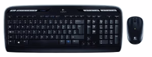 Logitech Wireless Desktop MK330, Multimedia Keyboard & Mouse, USB, Retail - RUS