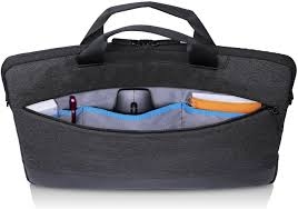 14.0" NB Sleeve - Dell Professional Sleeve 14" NB Bag - The professionally chic heather dark grey exterior and plush-lined interior protect your laptop from scratches or damage, Black/Grey thumbnav 1