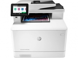 MFD HP Color LaserJet Pro M479fdn, White, A4, Fax, 27ppm, Duplex, 512 MB, Up to 50000 pages, 50-sheet  ADF with single-pass two-sided scanning, 4,3