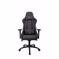 Gaming/Office Chair AROZZI Verona Signature Soft Fabric, Black /Red logo, Soft Fabric, max weight up to 120-130kg / height 165-190cm, Recline 165°, 4D Armrests, Head and Lumber cushions, Metal Frame, Nylon wheelbase, Small casters, W-28.3kg