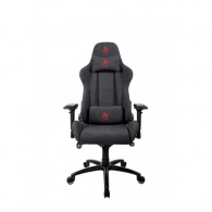 Gaming/Office Chair AROZZI Verona Signature Soft Fabric, Black /Red logo, Soft Fabric, max weight up to 120-130kg / height 165-190cm, Recline 165°, 4D Armrests, Head and Lumber cushions, Metal Frame, Nylon wheelbase, Small casters, W-28.3kg