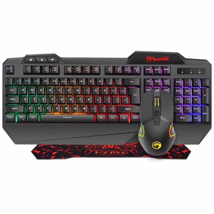 MARVO "CM306" Marvo Combo Keyboard+Mouse+Mouse Pad CM306 Gaming Kit 