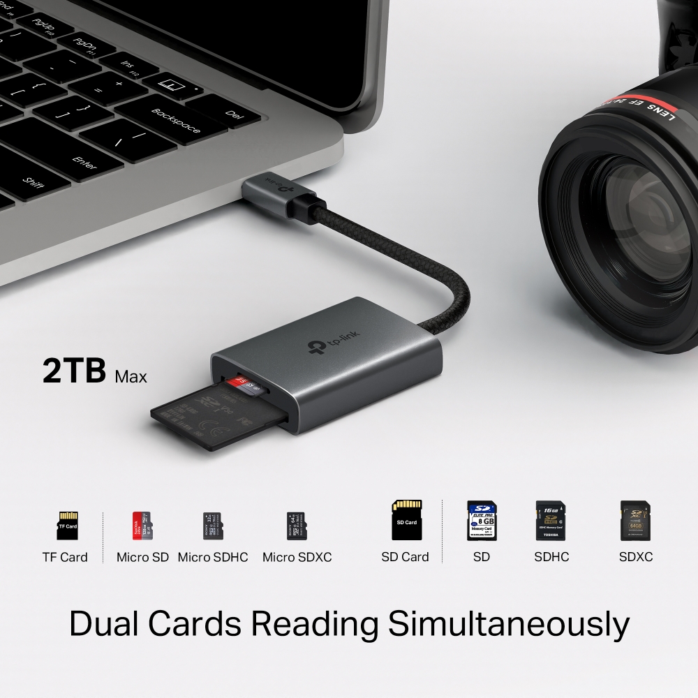 Кардридер TP-LINK UUA430C / USB-C/ microSD / SD photo 4