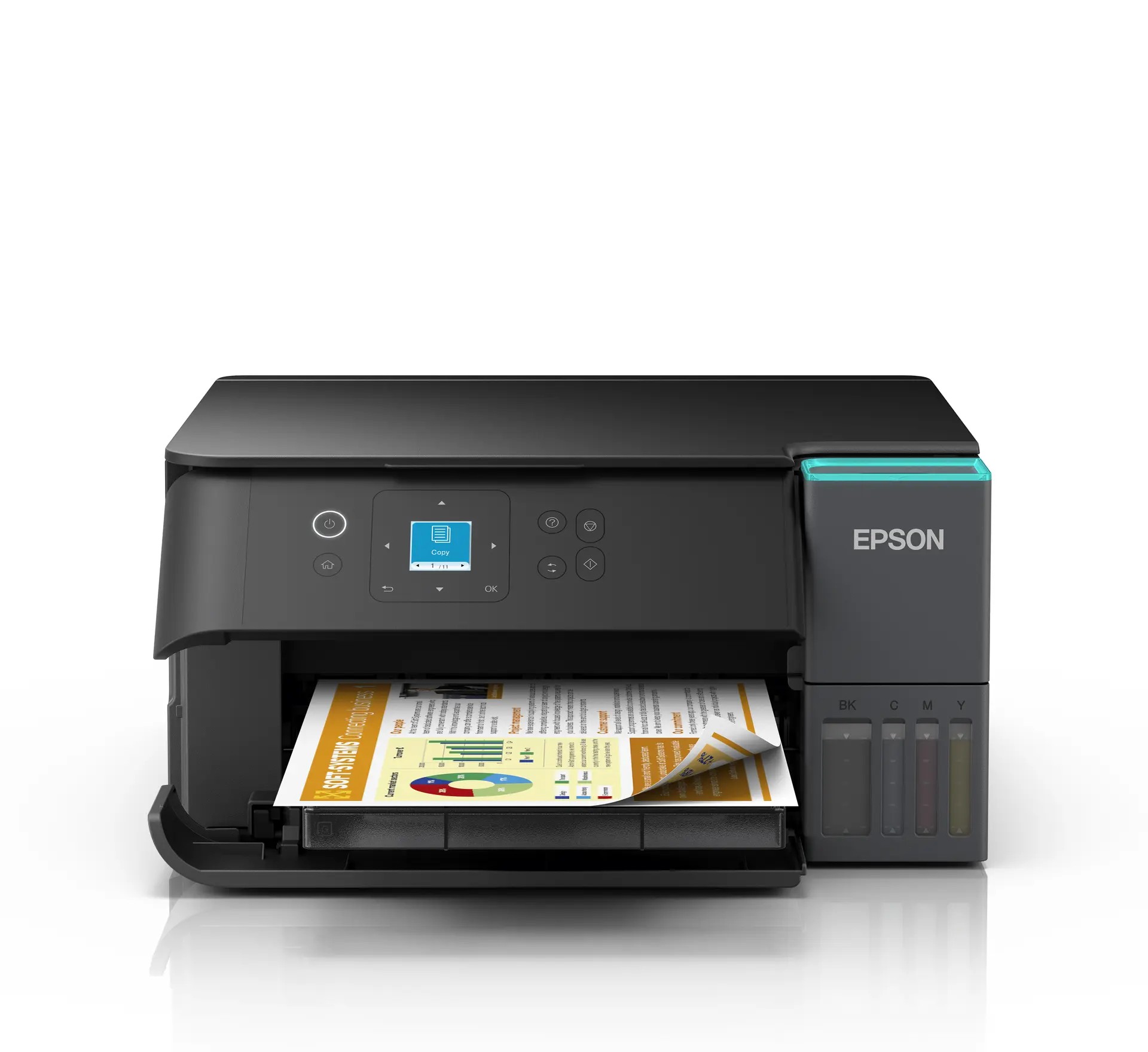 МФУ с CISS Epson EcoTank L4360 / A4 / Duplex /  Wi-Fi / Black photo 1