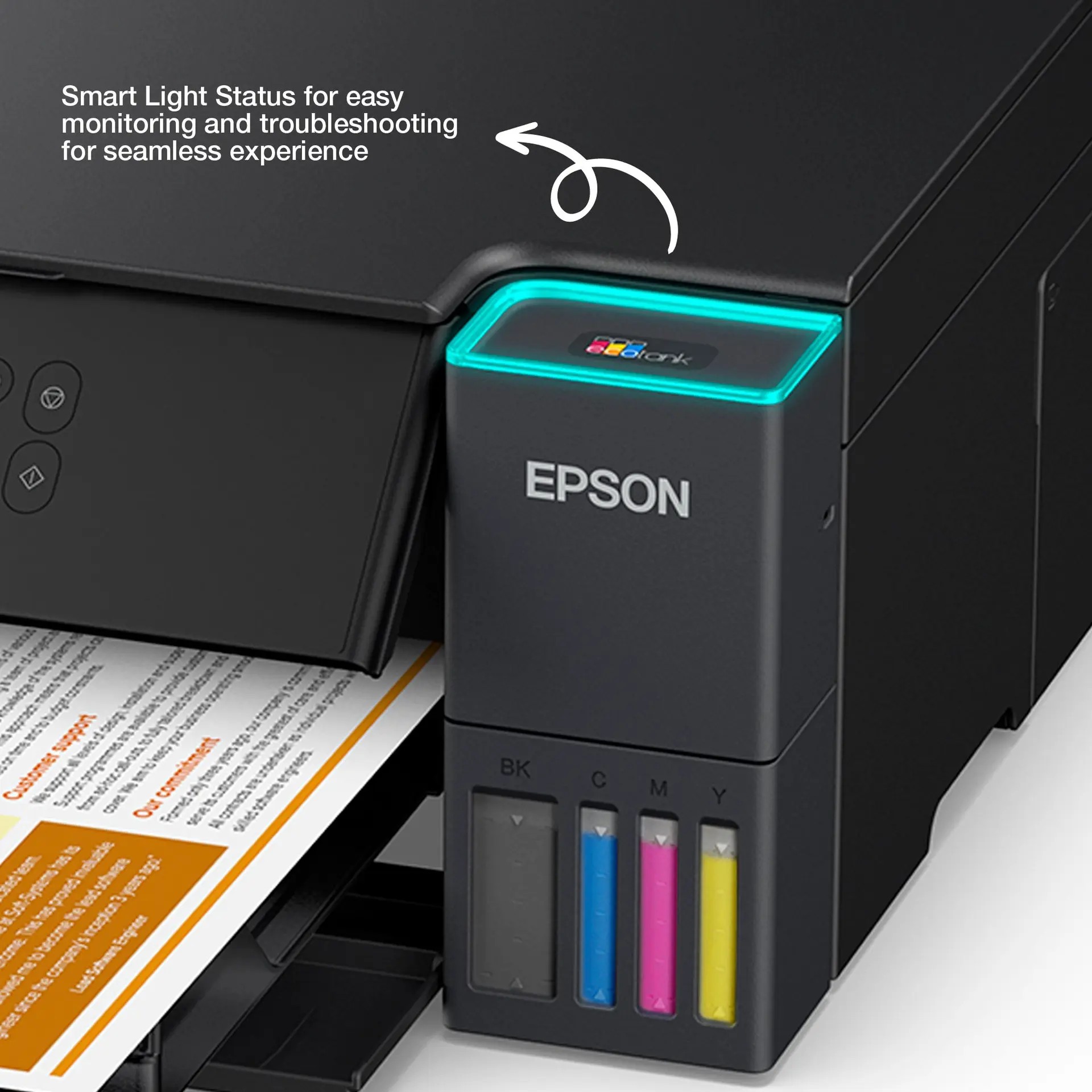 МФУ с CISS Epson EcoTank L4360 / A4 / Duplex /  Wi-Fi / Black photo 7