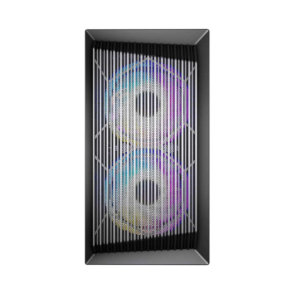 Carcasa 1STPLAYER BS-2 / no PSU / Side-Window / 3x120mm / mATX / Black photo 2